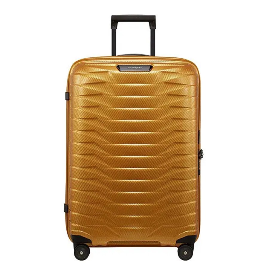 Bagage Samsonite Valises Soute | Samsonite - Valise 69 Cm Rigide Proxis Honey Gold