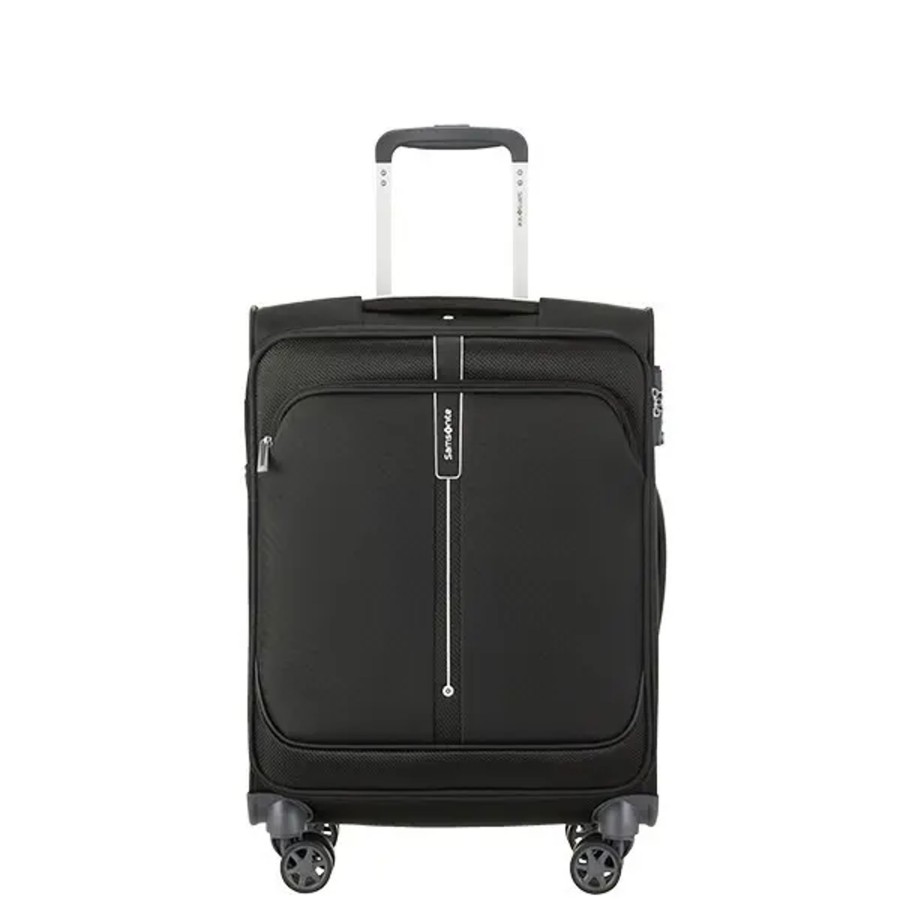 Bagage Samsonite Valises Cabine | Samsonite - Valise Cabine 4R L40Cm Popsoda Noir