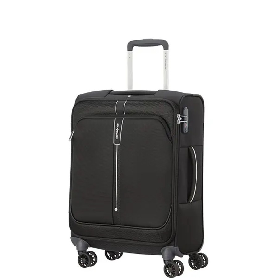 Bagage Samsonite Valises Cabine | Samsonite - Valise Cabine 4R L40Cm Popsoda Noir