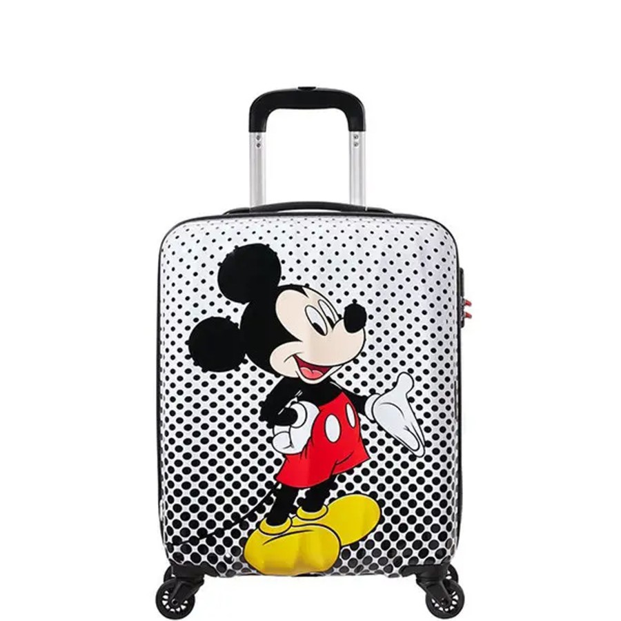 Bagage American Tourister Valises Cabine | American Tourister - Valise Cabine 4R Disney Legends Mickey Mouse Polka Dot