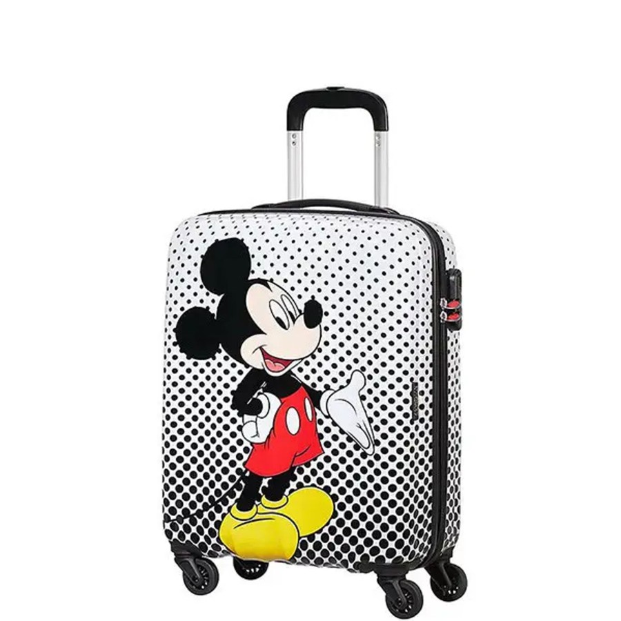 Bagage American Tourister Valises Cabine | American Tourister - Valise Cabine 4R Disney Legends Mickey Mouse Polka Dot