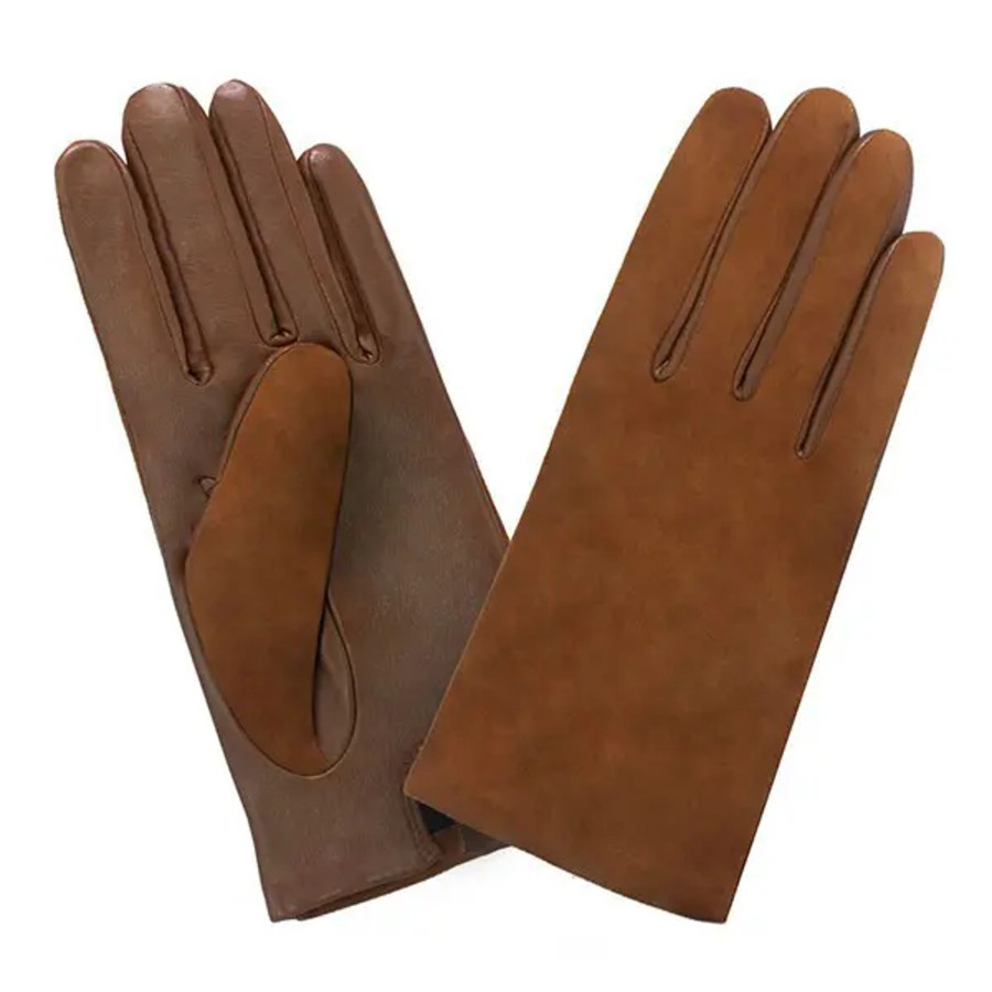 Femme Glove Story | Glove Story - Gants Prestige Suede T7 Camel