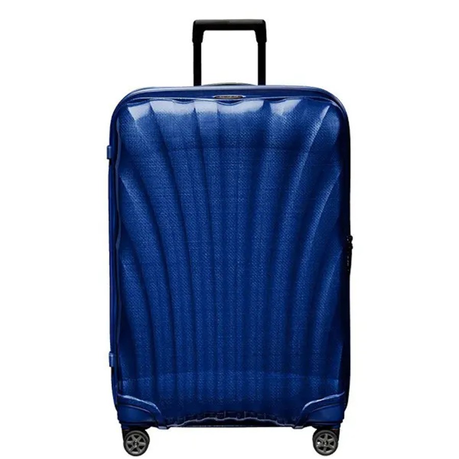 Bagage Samsonite Valises Soute | Samsonite - Grande Valise 75Cm 4R C-Lite Bleu Profond