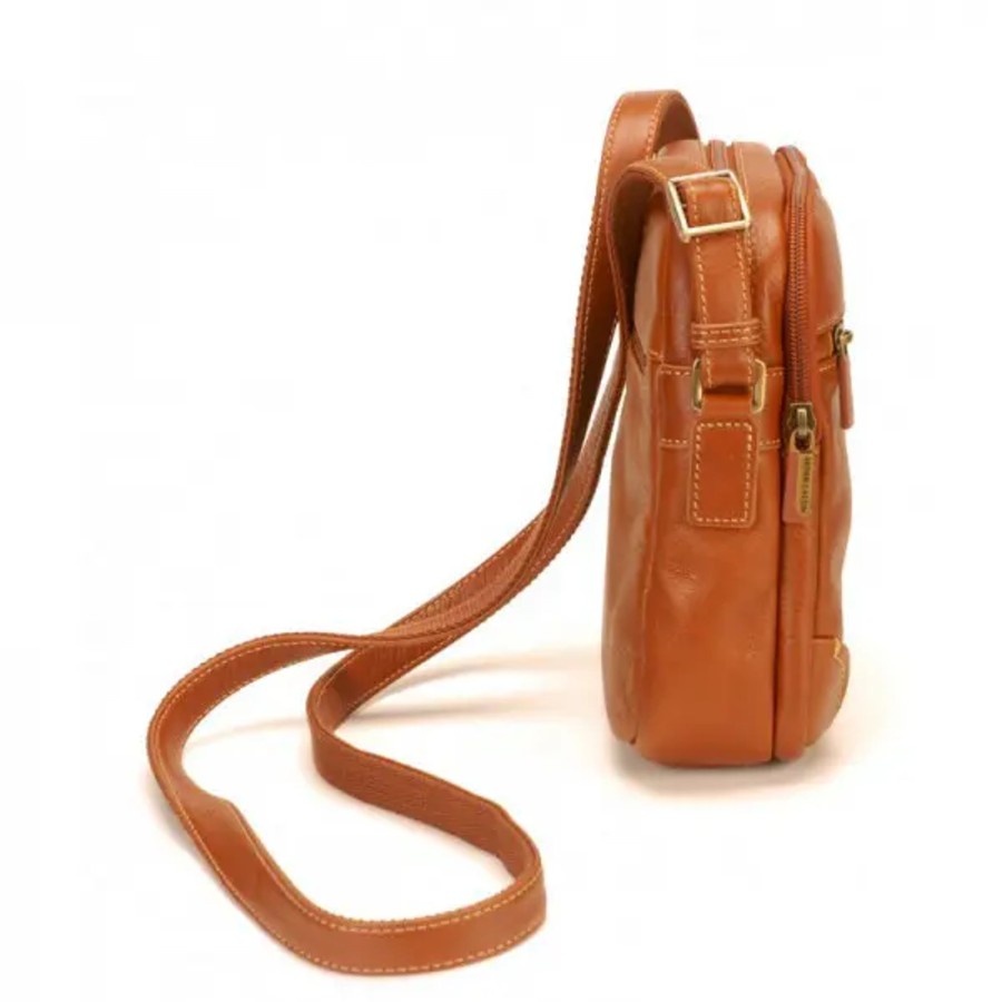 Homme Arthur et Aston | Arthur & Aston - Sac Porte Travers Paul - Cognac