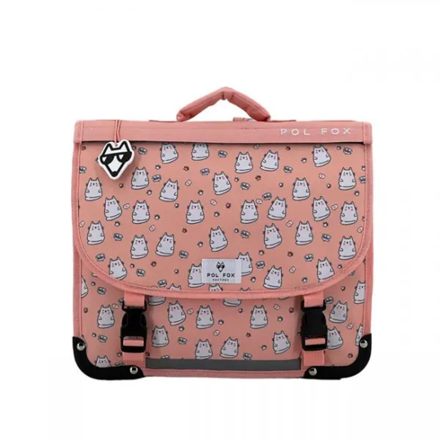 Scolaire Pol Fox | Pol Fox - Cartable Reversible 38 Cm - Hello