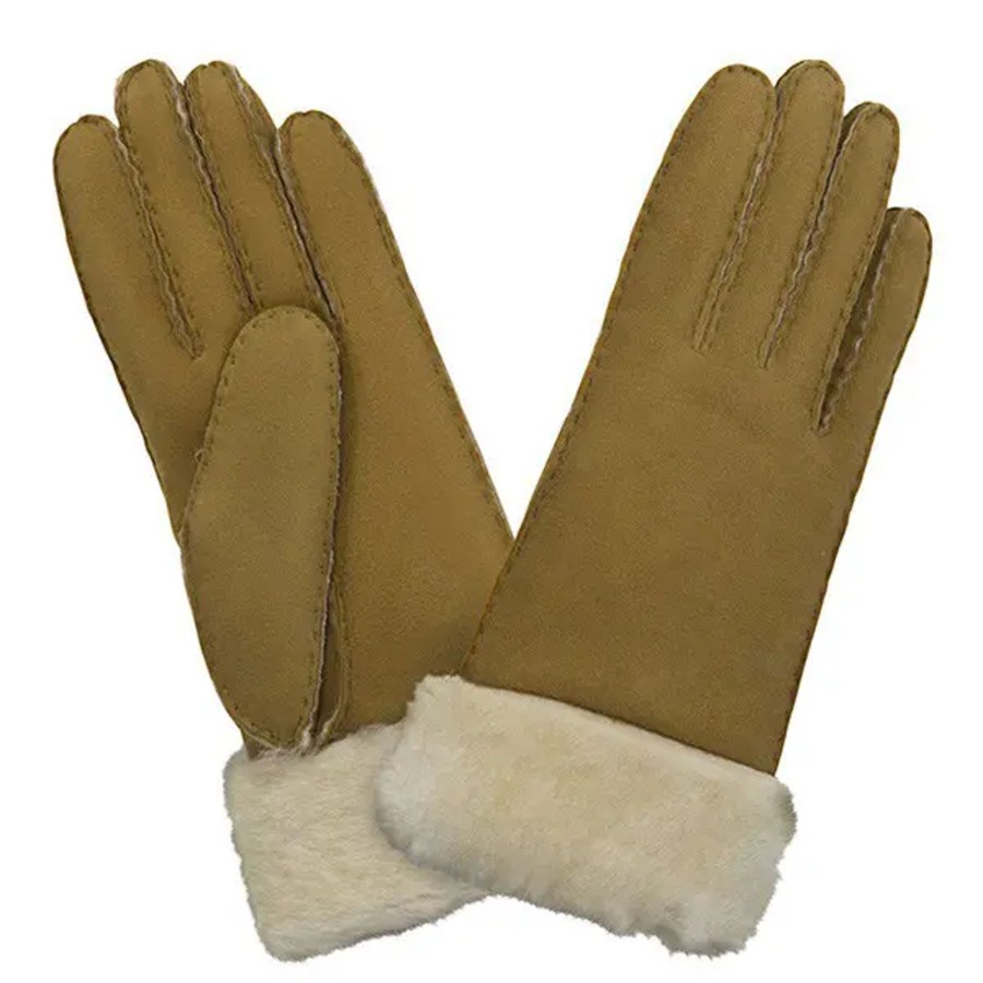 Femme Glove Story | Glove Story - Gants Prestige Shearling T7.5 Camel