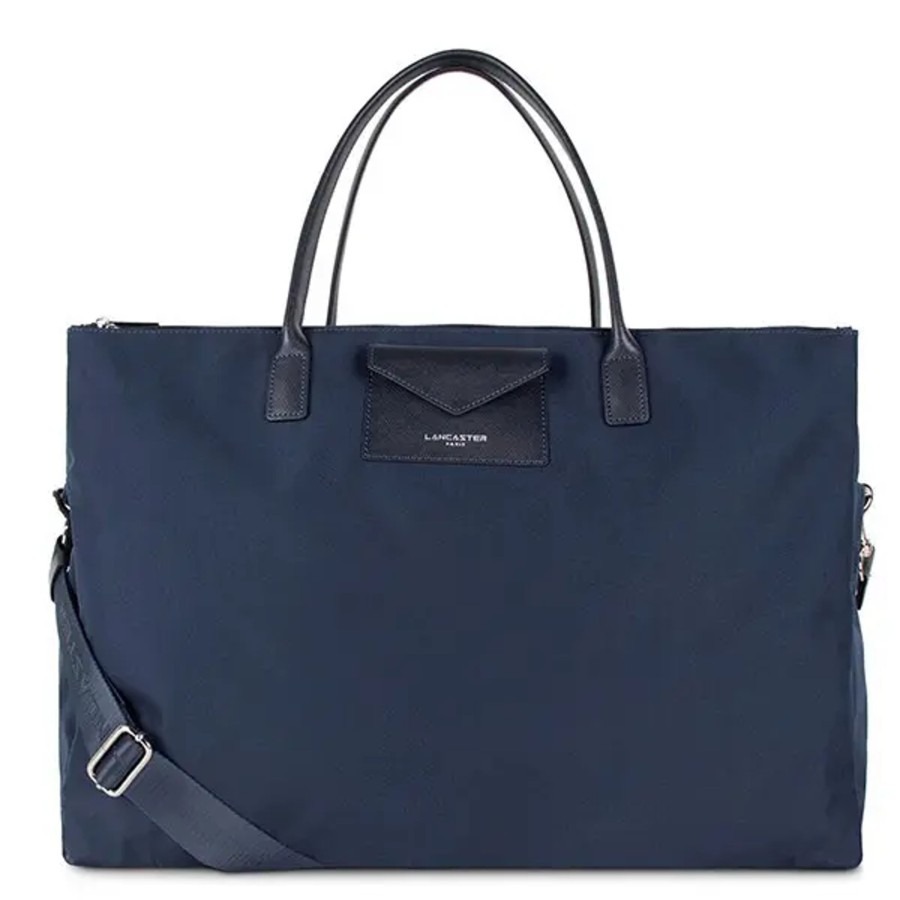 Femme Lancaster | Lancaster - Sac De Voyage 24/48H Smart Kba - Bleu Fonce