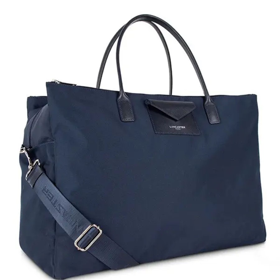 Femme Lancaster | Lancaster - Sac De Voyage 24/48H Smart Kba - Bleu Fonce