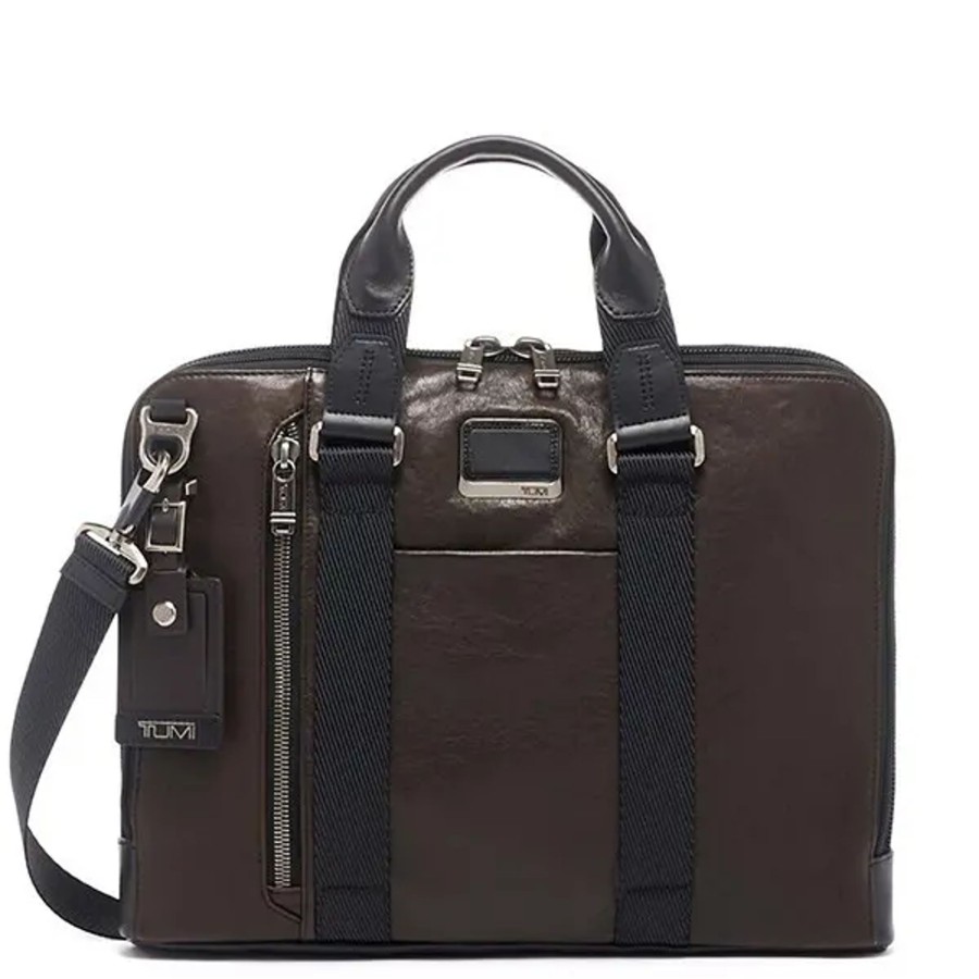 Homme Tumi | Tumi - Porte-Documents Slim Aviano Dark Brown