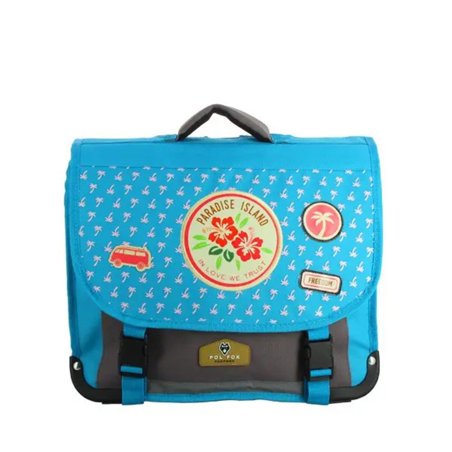 Scolaire Pol Fox | Pol Fox - Cartable 38 Cm Paradise Island