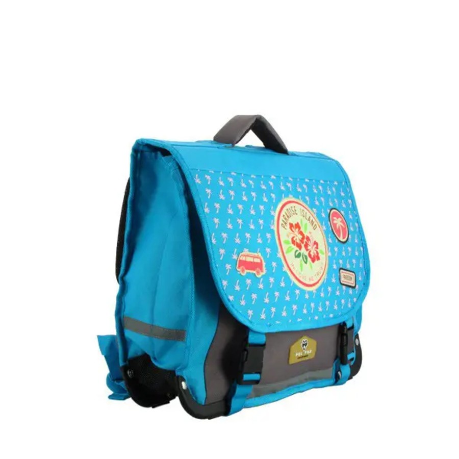 Scolaire Pol Fox | Pol Fox - Cartable 38 Cm Paradise Island