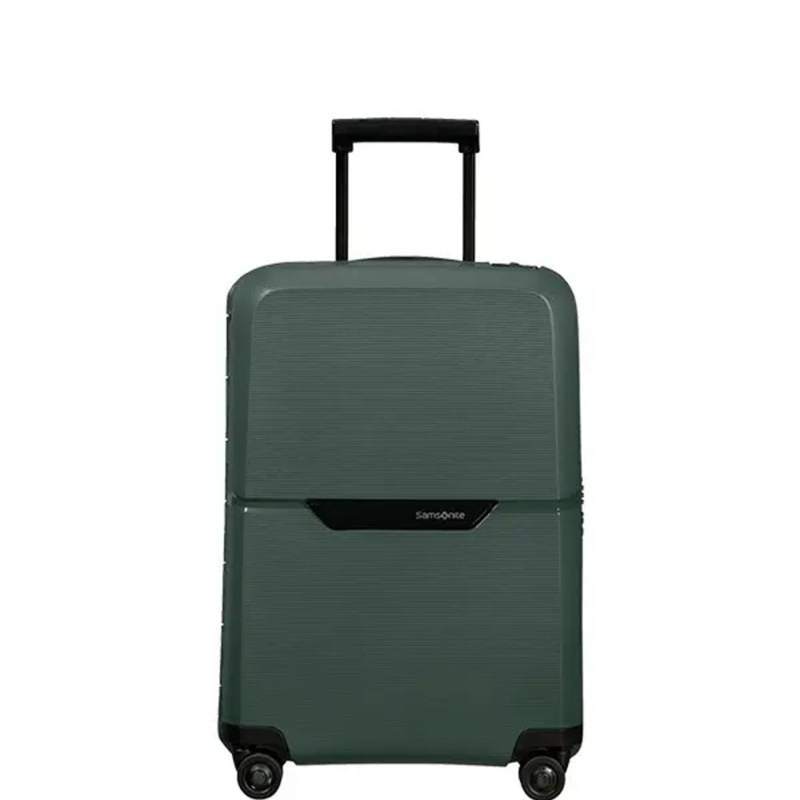 Bagage Samsonite Valises Cabine | Samsonite - Valise Cabine Rigide 4R Magnum Eco Forest Green