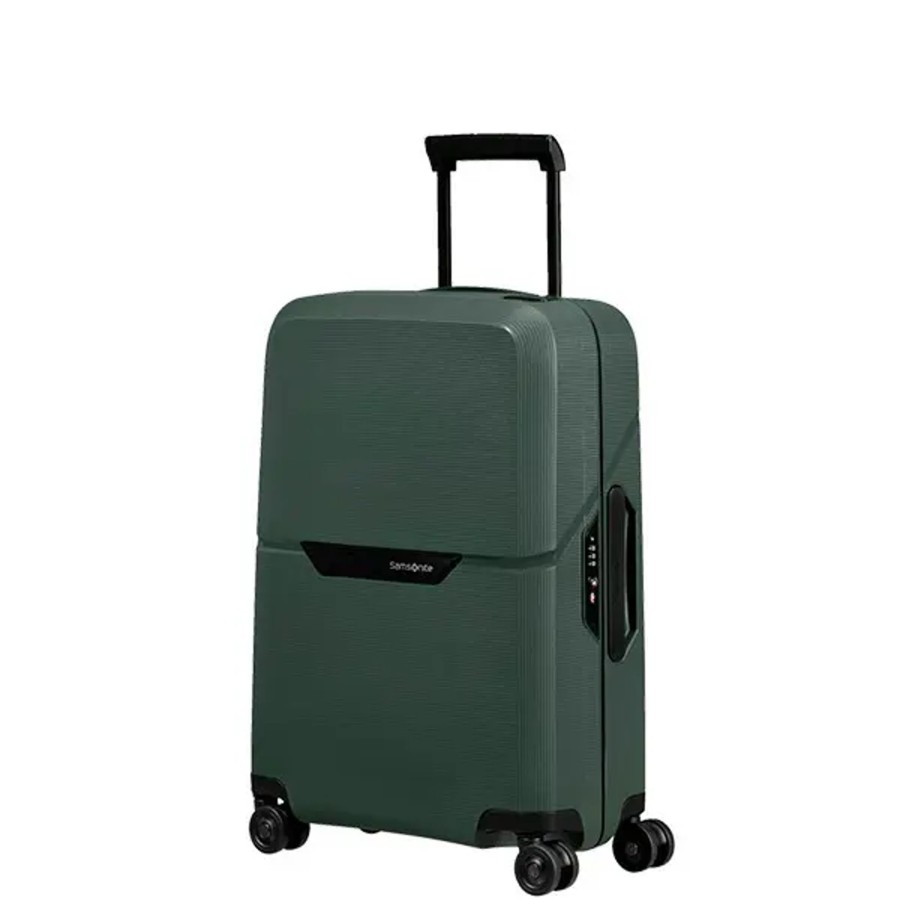 Bagage Samsonite Valises Cabine | Samsonite - Valise Cabine Rigide 4R Magnum Eco Forest Green