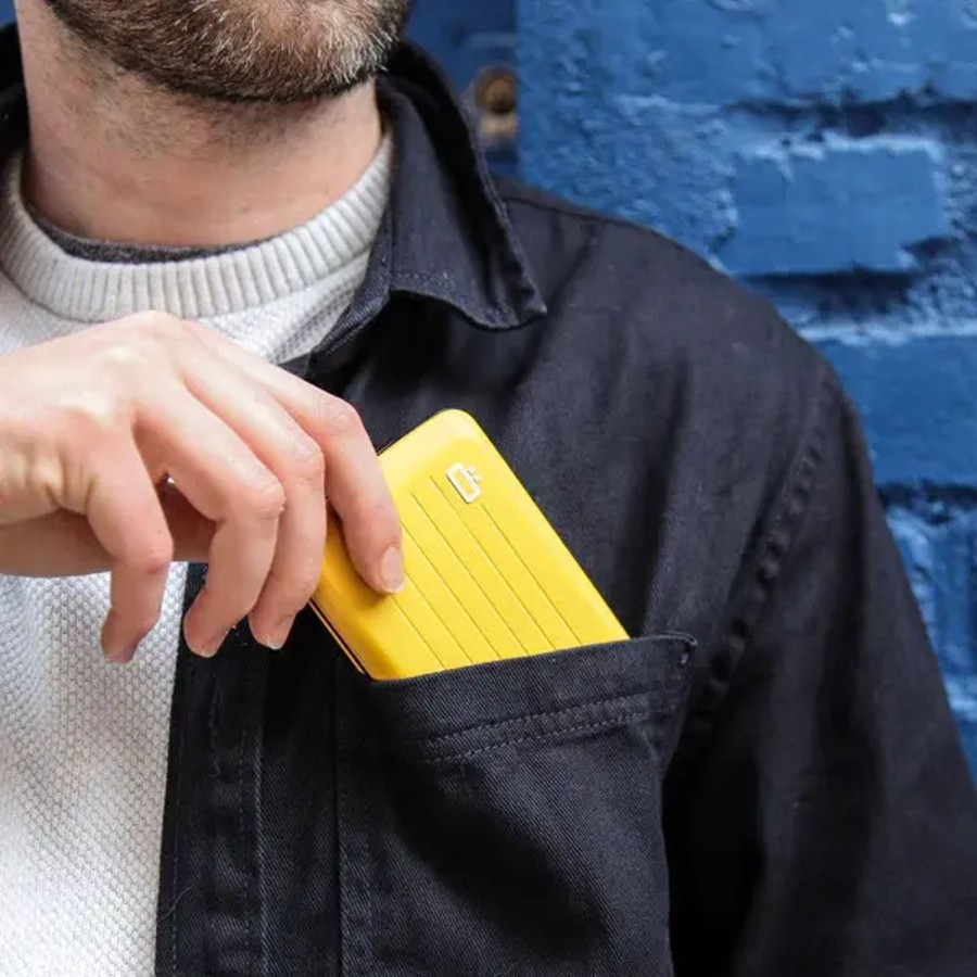 Femme Ögon | Ogon - Porte-Cartes Smartcase V2 - Taxi Yellow