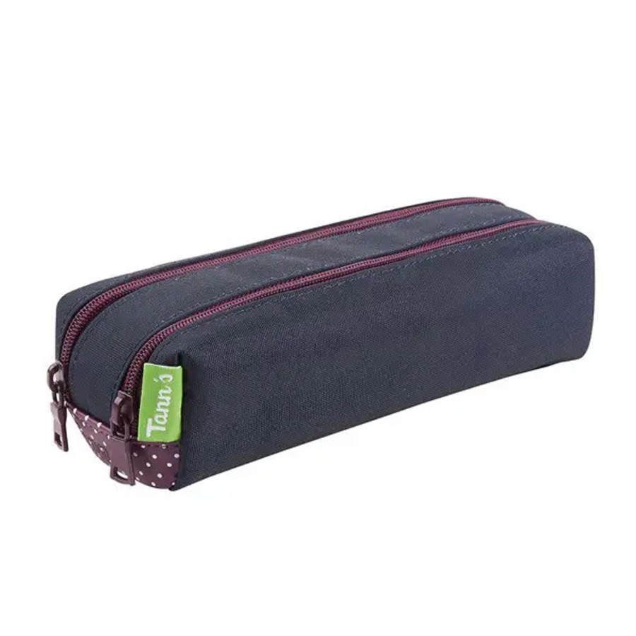 Scolaire Tann's | Tann'S - Trousse Double Kyoto Bleue