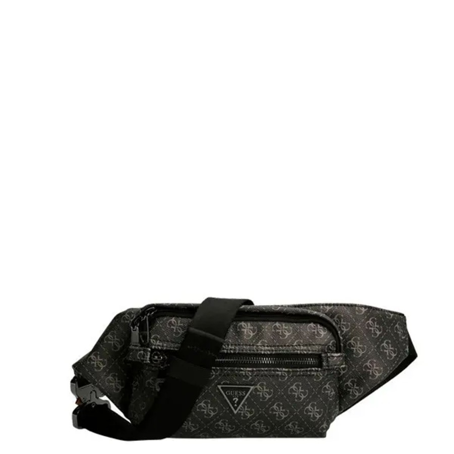 Homme Guess | Guess - Sacoche Bum Bag Vezzola - Dark Black