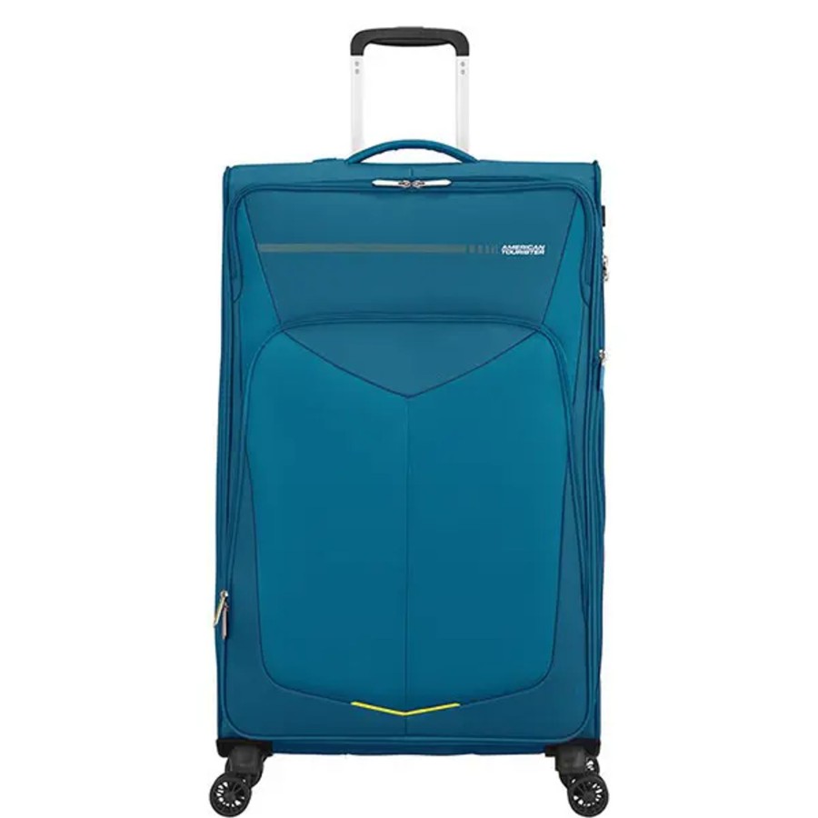 Bagage American Tourister Valises Soute | American Tourister - Valise Extensible 79Cm 4R Summerfunk Teal