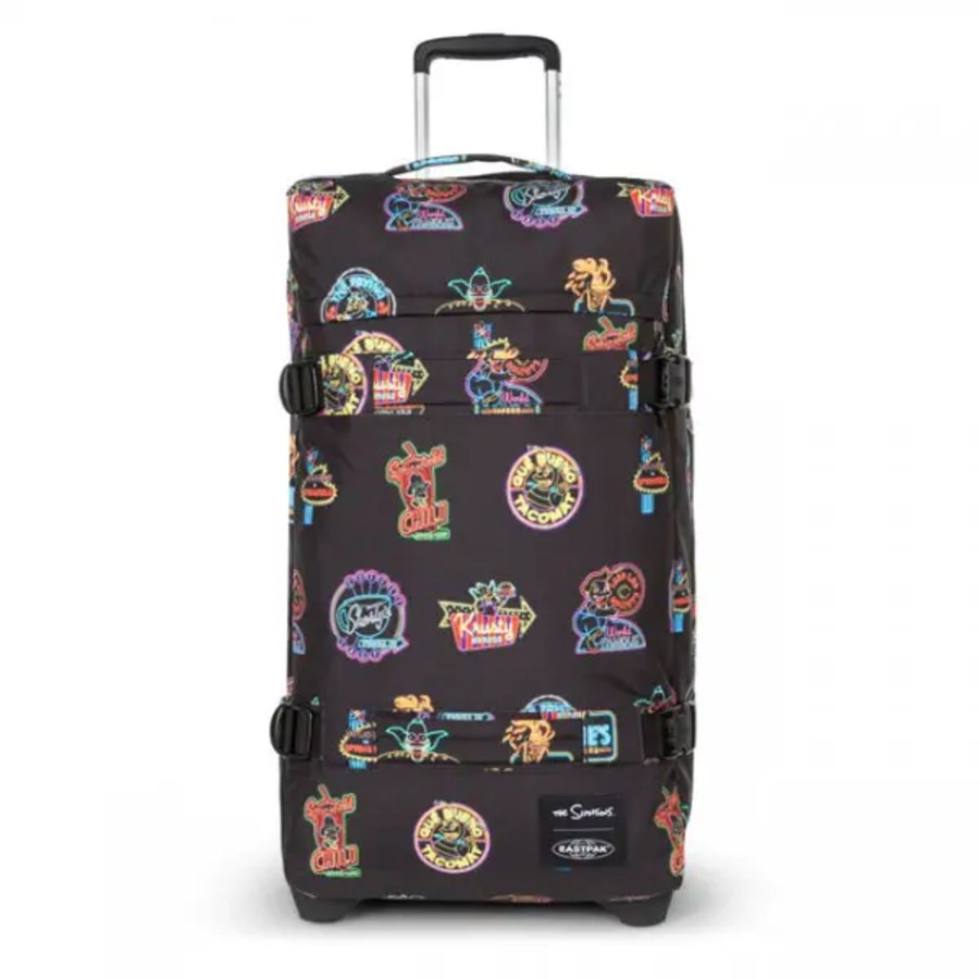 Bagage Eastpak Sacs De Voyage | Valise Transit'R L Eastpak Simpsons - Neonprint