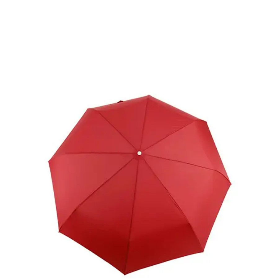 Femme Pierre Vaux | Parapluie Pliant Automatique Mini Golf Rouge