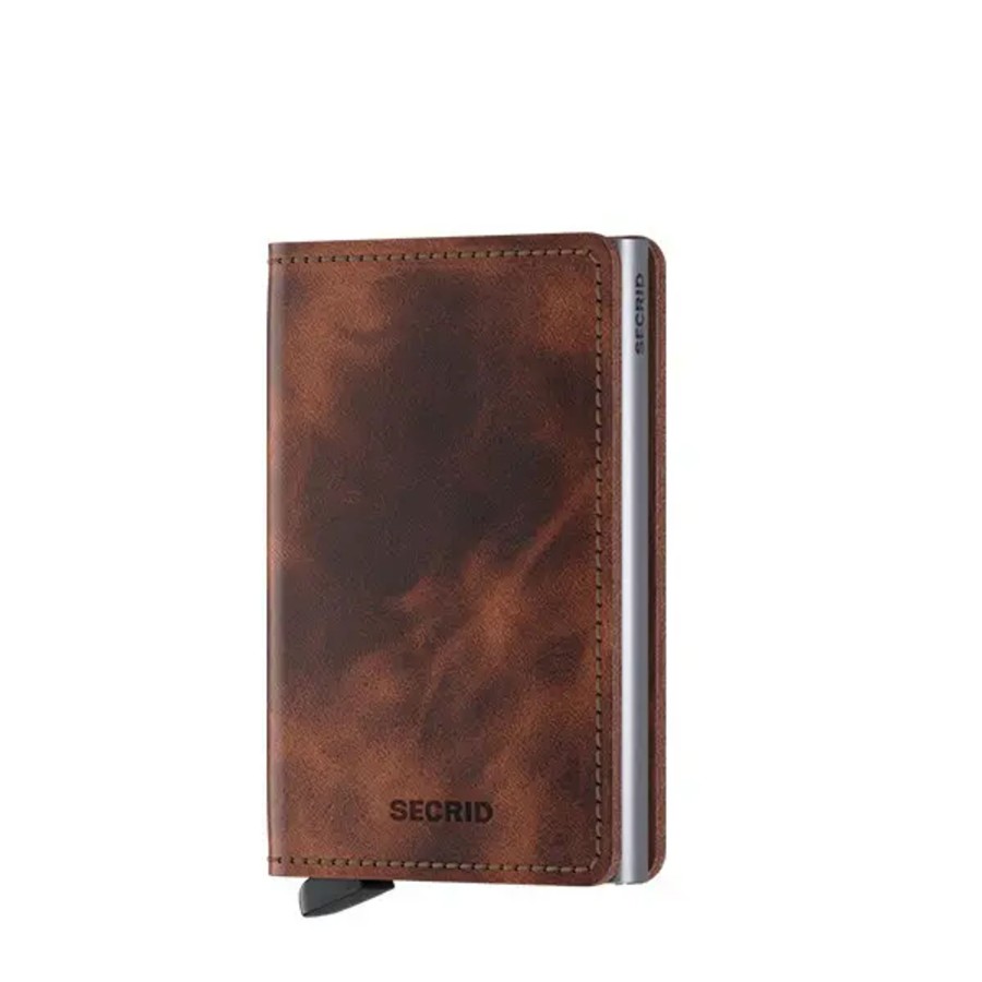 Femme Secrid | Secrid - Porte-Cartes Slimwallet Vintage Brown