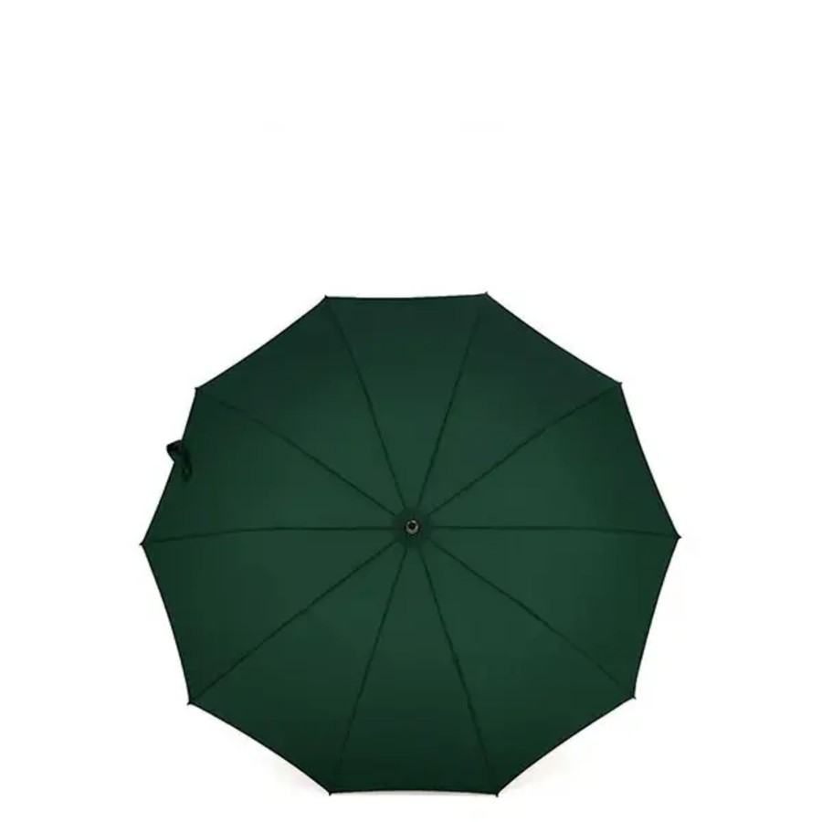 Femme Pierre Vaux | Pierre Vaux - Parapluie Pliant Le Pratique & Chic Vert