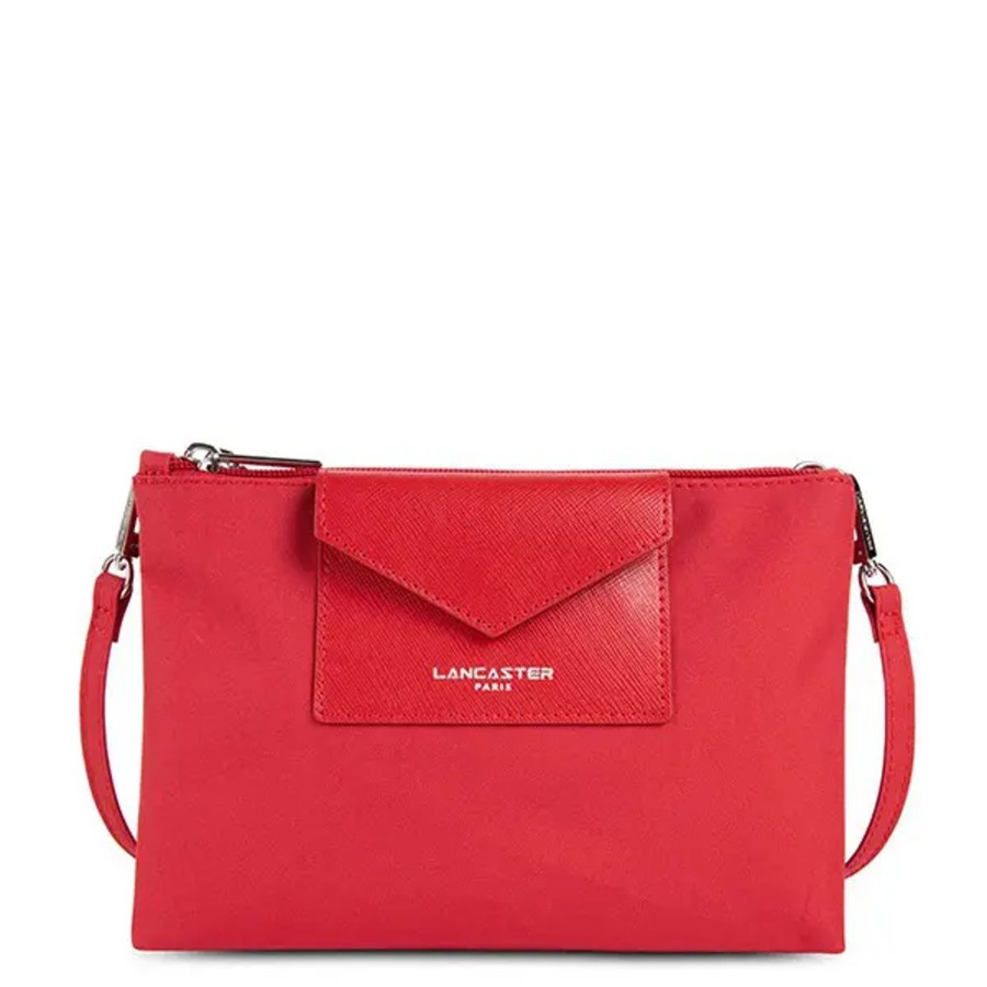 Femme Lancaster | Lancaster - Pochette Double Smart Kba Rouge