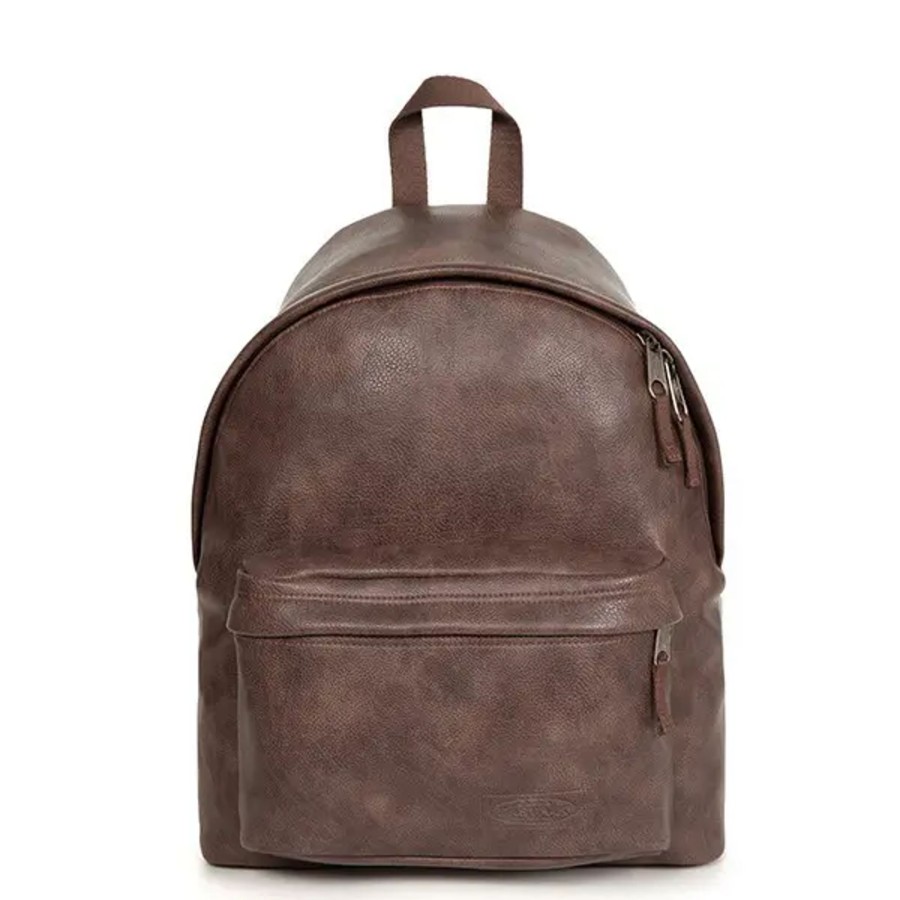 Femme Eastpak | Eastpak - Sac A Dos Padded Pak'R Grained - Q75 Brown