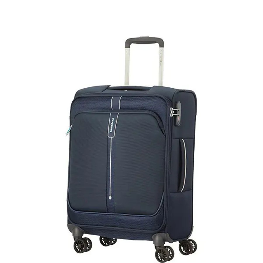 Bagage Samsonite Valises Cabine | Samsonite - Valise Cabine 4R L40Cm Popsoda Bleu Fonce