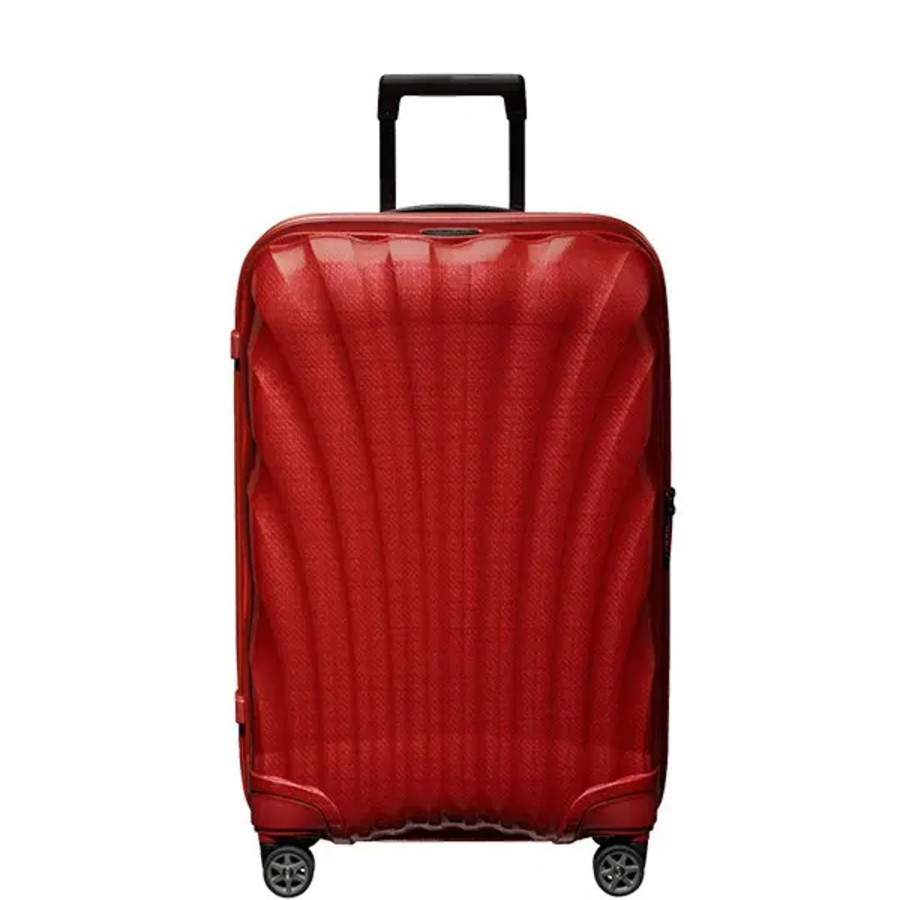 Bagage Samsonite Valises Soute | Samsonite - Valise 69Cm 4R C-Lite Rouge Piment