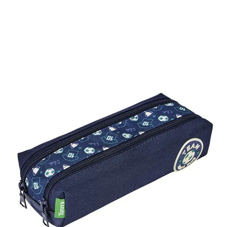 Scolaire Tann's | Tann'S - Trousse Double - Kilian Bleu