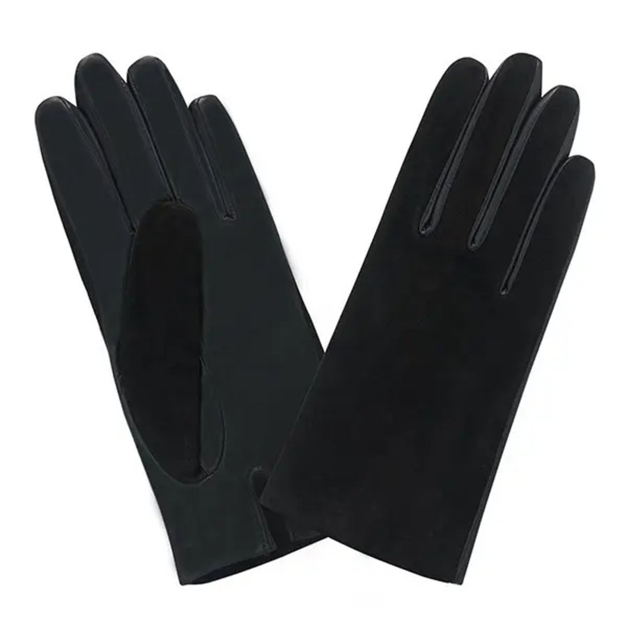 Femme Glove Story | Glove Story - Gants Prestige Suede T8 Noir