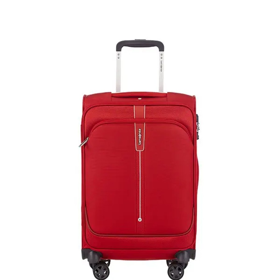 Bagage Samsonite Valises Cabine | Samsonite - Valise Cabine 4R L35Cm Popsoda Rouge