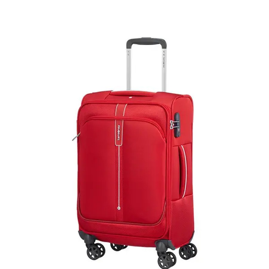 Bagage Samsonite Valises Cabine | Samsonite - Valise Cabine 4R L35Cm Popsoda Rouge