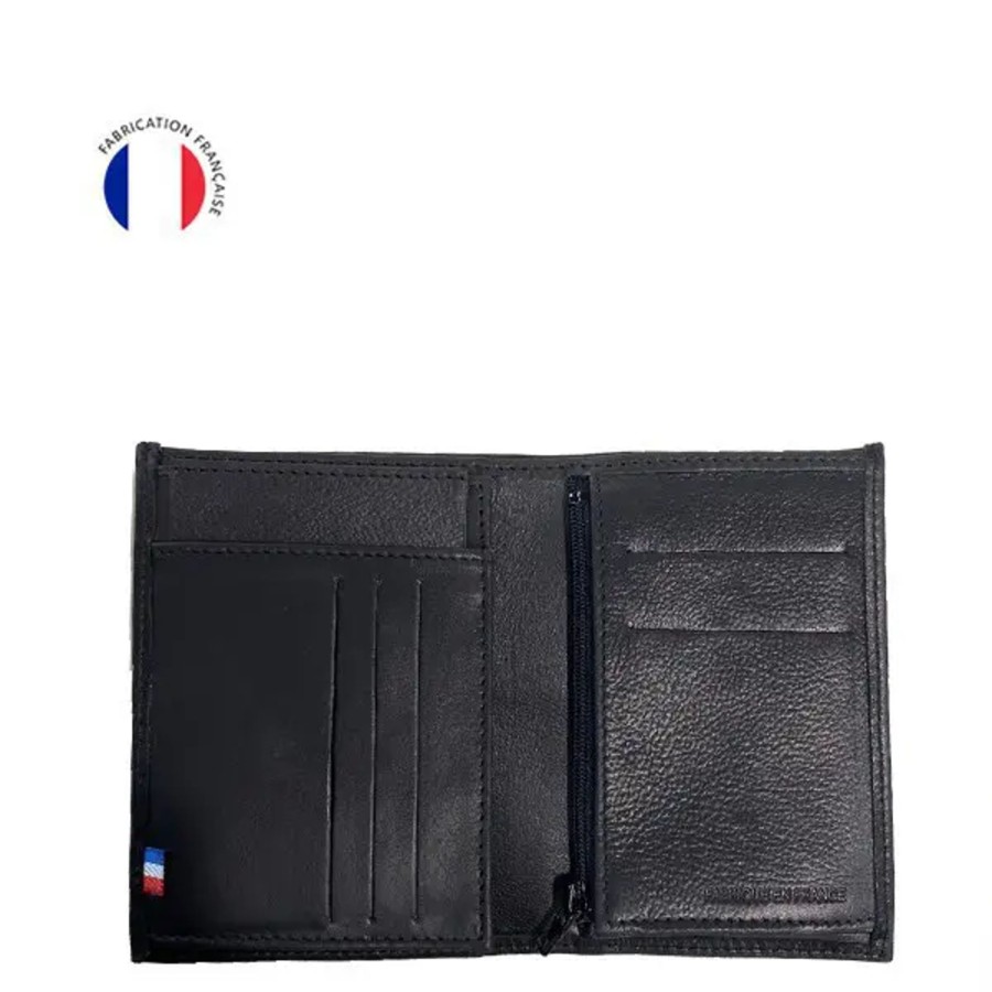 Femme Gandy | Gandy - Grand Portefeuille Europeen - Noir