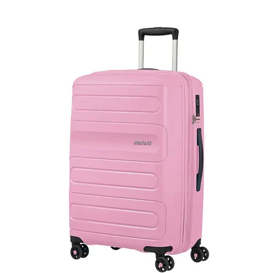 Bagage American Tourister Valises Soute | American Tourister - Valise Extensible 68Cm 4R Sunside Pink Gelato