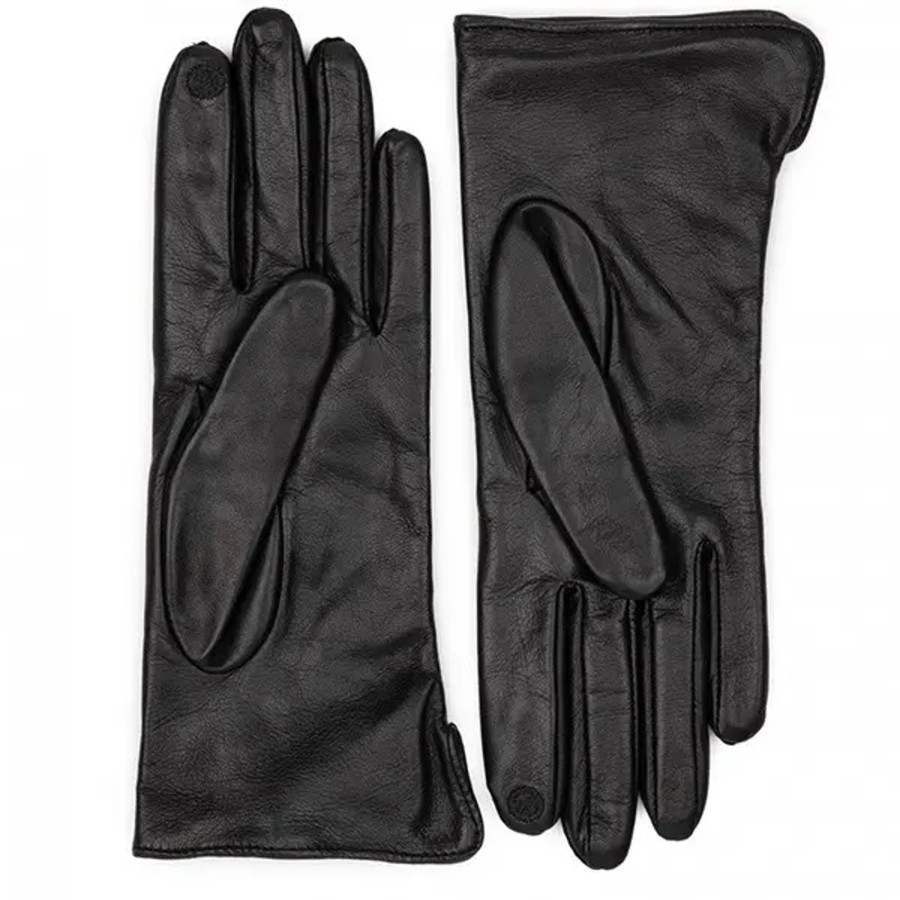 Femme Lancaster | Lancaster - Gants Tactiles Coeur T7 Noir