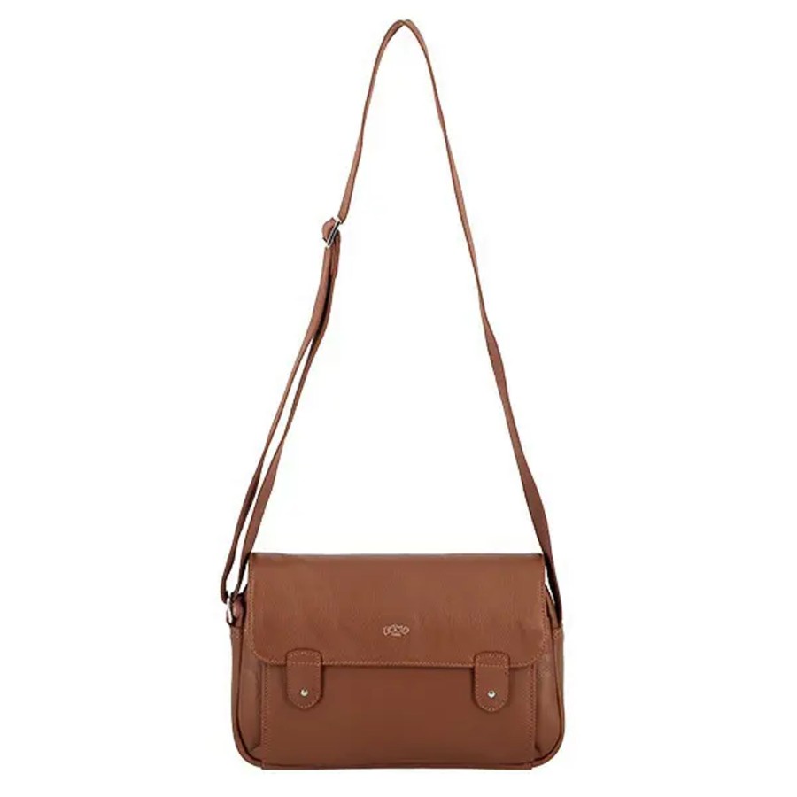 Homme Jump | Jump - Sac Besace Rabat Uppsala Cuir - Caramel