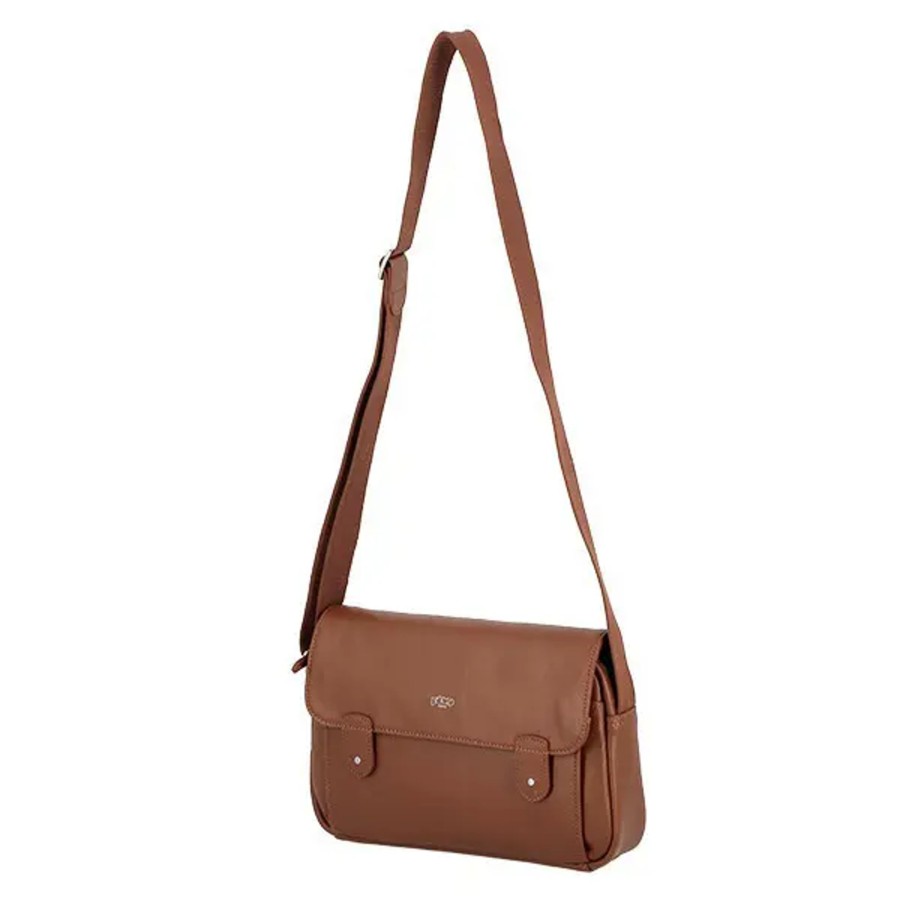 Homme Jump | Jump - Sac Besace Rabat Uppsala Cuir - Caramel