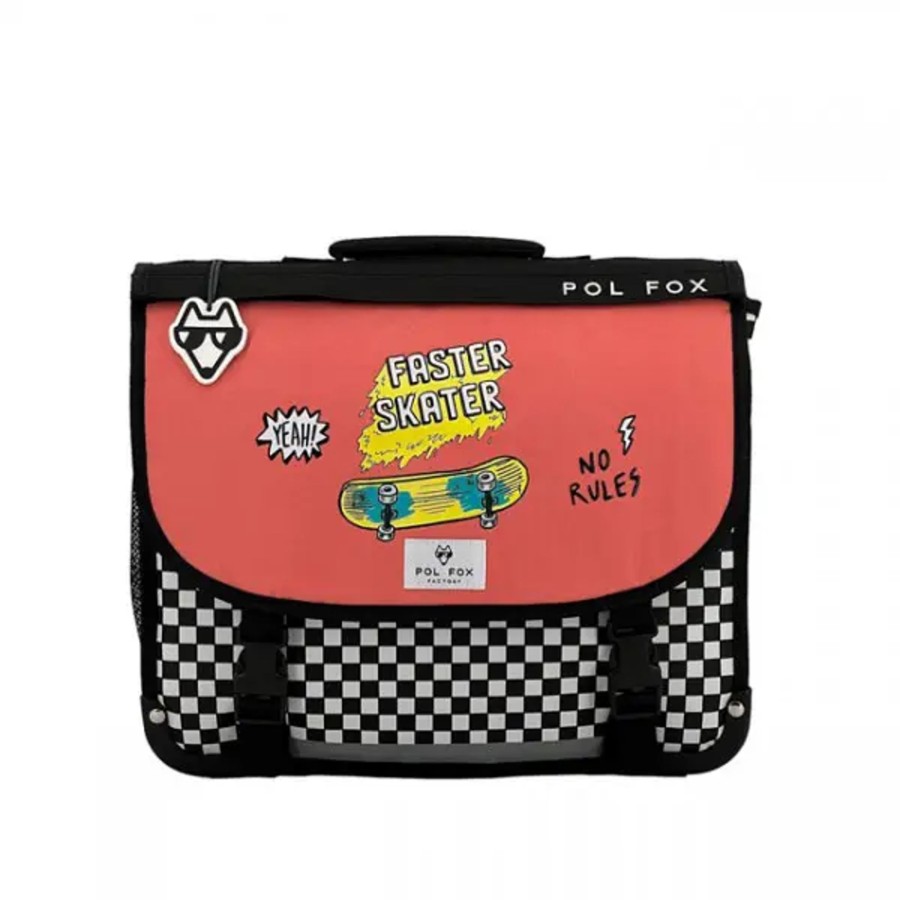 Scolaire Pol Fox | Pol Fox - Cartable 35Cm Reversible Skate 2