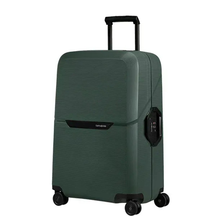 Bagage Samsonite Valises Soute | Samsonite - Valise Rigide 69Cm 4R Magnum Eco Forest Green