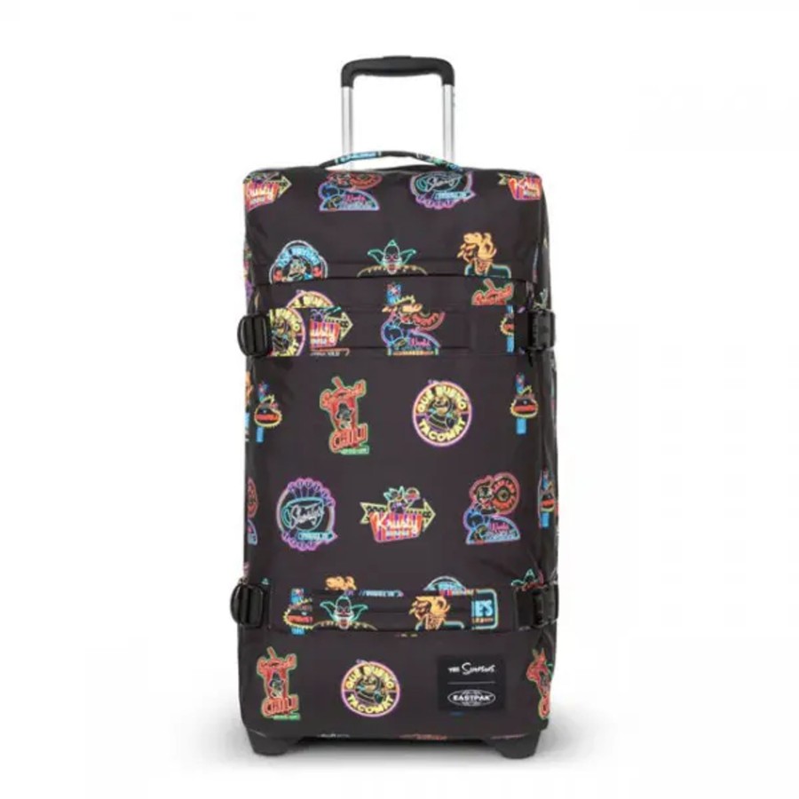 Bagage Eastpak Sacs De Voyage | Valise Transit'R Eastpak Simpsons M - Neonprint