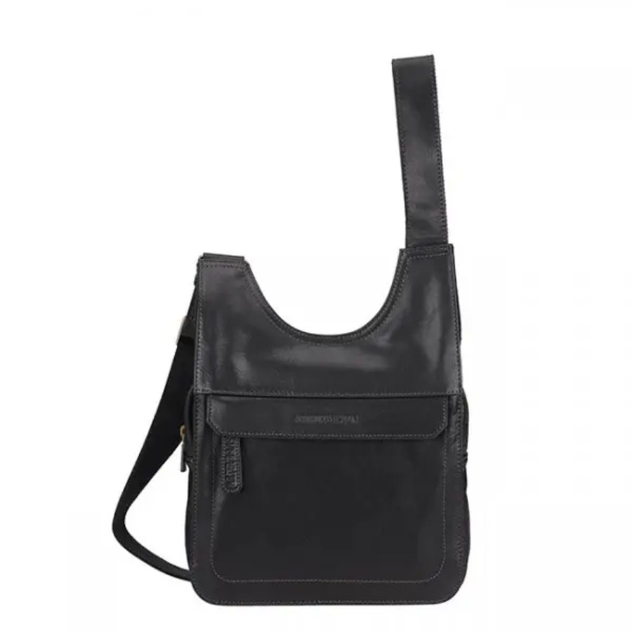 Homme Arthur et Aston | Arthur & Aston - Sac Porte Travers Martin Noir