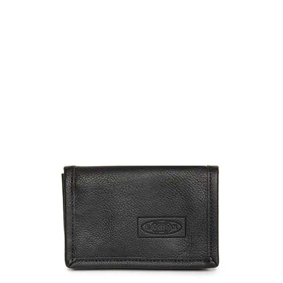 Femme Eastpak | Eastpak - Portefeuille Crew - Q74 Grained Black