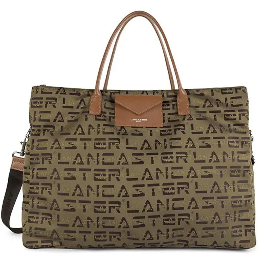 Bagage Lancaster Sacs De Voyage | Lancaster - Sac 24/48H Logo Kba Marron