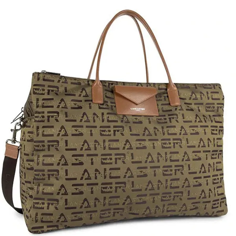 Bagage Lancaster Sacs De Voyage | Lancaster - Sac 24/48H Logo Kba Marron