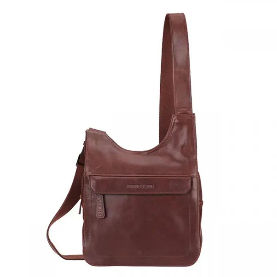 Homme Arthur et Aston | Arthur & Aston - Sac Porte Travers Martin Cognac