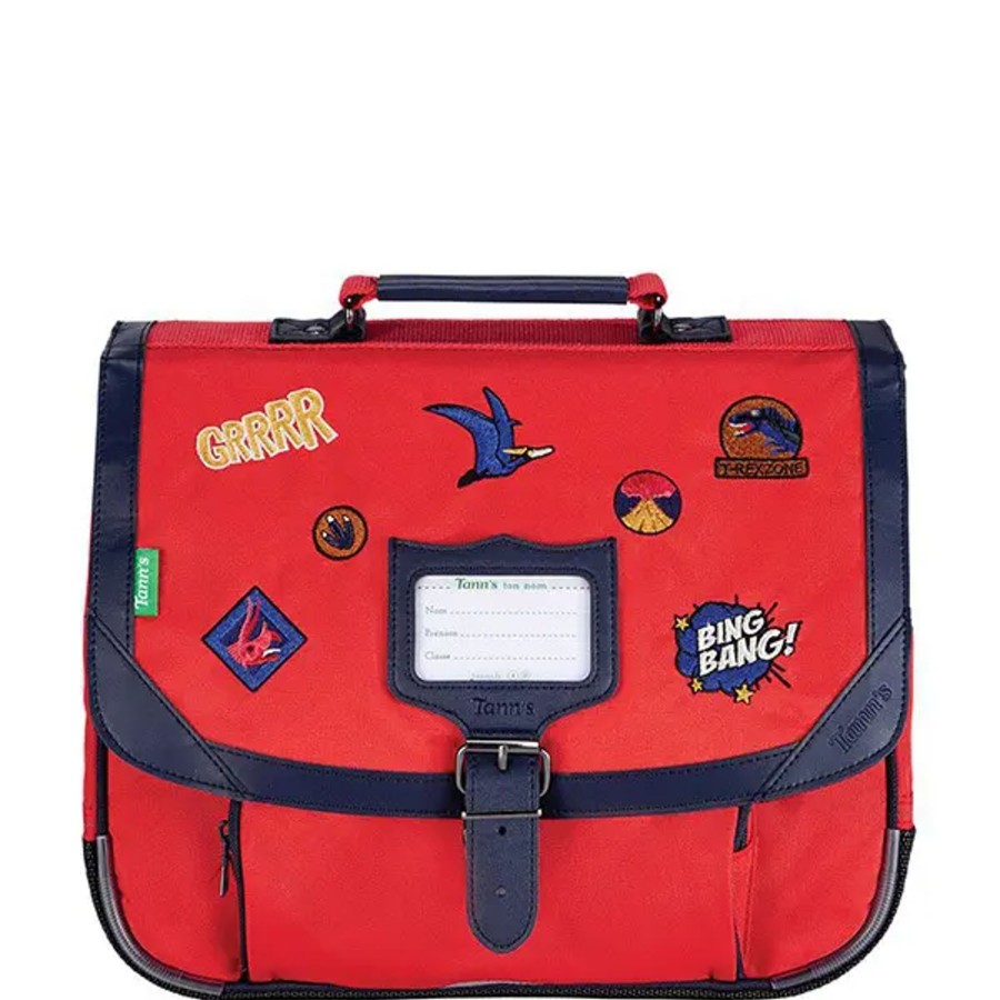 Scolaire Tann's | Tann'S - Cartable 35 Cm Patch Mae Rouge