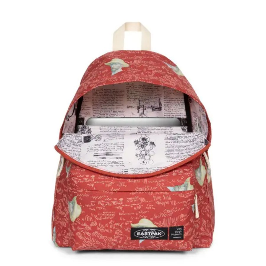 Femme Eastpak | Eastpak - Sac A Dos Day Pak'R Van Gogh - Rouge