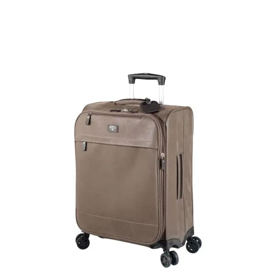 Bagage Jump Valises Cabine | Jump - Valise 55 Cm Extensible Modele Uppsala Couleur Galet