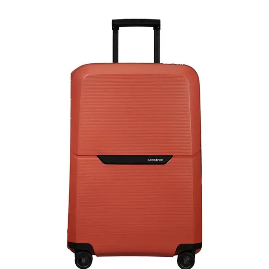 Bagage Samsonite Valises Soute | Samsonite - Valise Rigide 69Cm 4R Magnum Eco Maple Orange